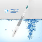 Buy Wurze 1902 Sonic Action Toothbrush for Healthy Gums, Clean Teeth & Efficient Plaque Removal – 22,000 strokes per minute - Battery Powered (Not Included) with 2 Replacement Brush Heads - Purplle