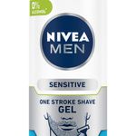Buy Nivea Men Sensitive One Stroke Shave Gel (200 ml) - Purplle