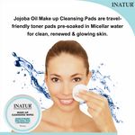 Buy Inatur Jojoba Oil Micellar Make-Up Cleansing Wipes 30 Pcs - Purplle