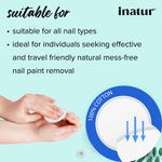 Buy Inatur Nail Paint Remover Wipes - Purplle