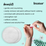 Buy Inatur Nail Paint Remover Wipes - Purplle