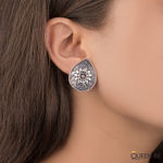 Buy Queen Be Oxidised Teardrop Tops - Purplle