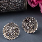 Buy Queen Be Oxidised Concentric Circle Round Tops - Purplle