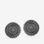 Buy Queen Be Oxidised Concentric Circle Round Tops - Purplle