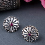Buy Queen Be Oxidised Chakra Round Tops - Purplle