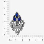 Buy Queen Be Oxidised Trinity Blue Color Stone Tops - Purplle