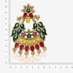 Buy Queen Be Floral Multicolour Chandbali Earrings - Purplle