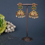 Buy Queen Be Golden Trinity Jhumki - Purplle
