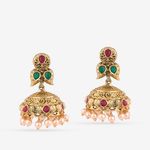 Buy Queen Be Golden Trinity Jhumki - Purplle