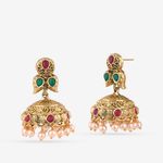 Buy Queen Be Golden Trinity Jhumki - Purplle