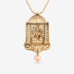 Buy Queen Be Laxmi Lotus with Pearl Necklace Set - Purplle