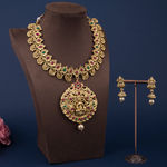 Buy Queen Be Holy Trinity Temple Necklace Set - Purplle