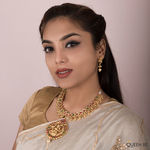 Buy Queen Be Holy Trinity Temple Necklace Set - Purplle