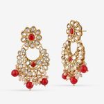 Buy Queen Be Twin Kundan Bridal Necklace Set - Purplle