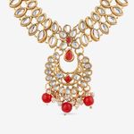 Buy Queen Be Twin Kundan Bridal Necklace Set - Purplle