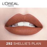 Buy L'Oreal Paris Luxe Leather Matte Limited Edition Lipstick - Shellie 292 (3.7 g) - Purplle