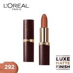 Buy L'Oreal Paris Luxe Leather Matte Limited Edition Lipstick - Shellie 292 (3.7 g) - Purplle