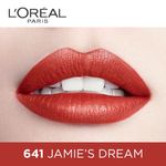 Buy L'Oreal Paris Luxe Leather Satin Limited Edition Lipstick, 641 Jamie's - Purplle
