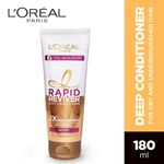 Buy L'Oreal Paris Deep Conditioner, With Micro-Oils, Deeply Nourishes Dry Hair, No-Leave In Time, Rapid Reviver 6 Oil Nourish, 180 ml - Purplle