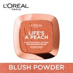 Buy L'Oreal Paris Life's A Peach Skin Awakening Blush - Peach Addict (9 g) - Purplle