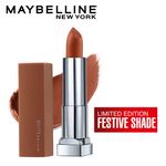 Buy Maybelline New York Color Sensational Creamy Matte Lipstick, The Bricks- City Heat Collection, Midtown Pink 1, 3.( 9 g) - Purplle