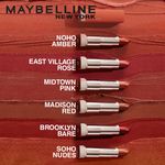 Buy Maybelline New York Color Sensational Creamy Matte Lipstick, The Bricks- City Heat Collection, Midtown Pink 1, 3.( 9 g) - Purplle