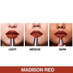 Buy Maybelline New York Color Sensational Creamy Matte Lipstick The Bricks-City Heat Collection - Madison Red 2, (3.9 g) - Purplle