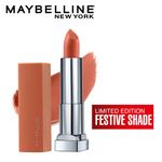 Buy Maybelline New York Color Sensational Creamy Matte Lipstick The Bricks-City Heat Collection - Soho Nudes 4 (3.9 g) - Purplle