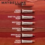 Buy Maybelline New York Color Sensational Creamy Matte Lipstick The Bricks-City Heat Collection - Soho Nudes 4 (3.9 g) - Purplle