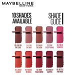 Buy Maybelline New York Lipstick, Matte Finish, Long-lasting, Intense Colour, SuperStay Crayon Lipstick, 25 Stay Exceptional, 1.2 gm - Purplle