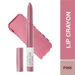 Buy Maybelline New York Lipstick, Matte Finish, Long-lasting, Intense Colour, SuperStay Crayon Lipstick, 25 Stay Exceptional, 1.2 gm - Purplle