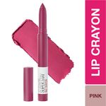 Buy Maybelline New York Super Stay Crayon Lipstick, 35 Treat Yourself 1.2 gm - Purplle