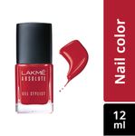 Buy Lakme Absolute Gel Stylist Nail Color - Scarlet Red (12 ml) - Purplle