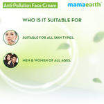 Buy Mamaearth Anti-Pollution Daily Face Cream for Dry & Oily Skin with Turmeric & Pollustop For a Bright Glowing Skin (80 ml) - Purplle
