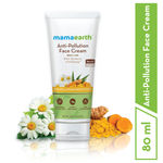 Buy Mamaearth Anti-Pollution Daily Face Cream for Dry & Oily Skin with Turmeric & Pollustop For a Bright Glowing Skin (80 ml) - Purplle