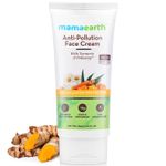 Buy Mamaearth Anti-Pollution Daily Face Cream for Dry & Oily Skin with Turmeric & Pollustop For a Bright Glowing Skin (80 ml) - Purplle