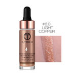 Buy O.TWO.O Liquid Highlighter Natural Glow Enhancer Highlighting Lotion Brighten Simmer (15 ml) (Light Copper-06) - Purplle