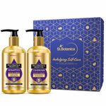 Buy St.Botanica Smoothening Haircare Combo | StBotanica Pro Keratin & Argan Oil Shampoo + Conditioner Kit (300 ml Each), No Sulphate, Paraben - Purplle
