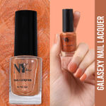 Buy NY Bae Galasexy Nail Lacquer - Kinky Morning Star 20 (6 ml) | Orange | Shimmer Finish | High Colour Payoff | Chip Free | Long lasting | Cruelty Free - Purplle