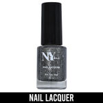 Buy NY Bae Galasexy Nail Lacquer - Gliterella 01 (6 ml) | Grey | Shimmer Finish | High Colour Payoff | Chip Free | Long lasting | Cruelty Free - Purplle