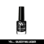 Buy NY Bae Galasexy Nail Lacquer - Shimmery Black Hole 08 (6 ml) | Black | Shimmer Finish | High Colour Payoff | Chip Free | Long lasting | Cruelty Free - Purplle