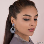 Buy Queen Be Oxidised Fusion Chandbali - Purplle
