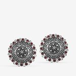 Buy Queen Be Oxidised Ruby Red Stone Pattern Tops - Purplle