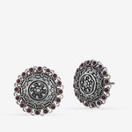 Buy Queen Be Oxidised Ruby Red Stone Pattern Tops - Purplle
