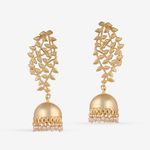 Buy Queen Be Majestic Gold Plated Jhumkis - Purplle