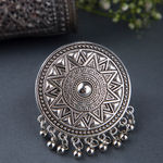 Buy Queen Be Oxidised Ghungroo Cocktail Ring - Purplle