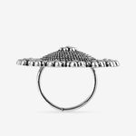 Buy Queen Be Oxidised Blossoming Garden Cocktail Ring - Purplle