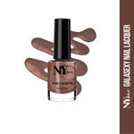 Buy NY Bae Galasexy Nail Lacquer - Sassy Sheen 05 (6 ml) | Brown & Gold | Shimmer Finish | High Colour Payoff | Chip Free | Long lasting | Cruelty Free - Purplle