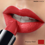 Buy FACES CANADA Weightless Creme Finish Lipstick - Poppy Red 01, 4g | Creamy Finish | Silky Smooth Texture | Long Lasting Rich Color | Hydrated Lips | Vitamin E, Jojoba Oil, Shea Butter, Almond Oil - Purplle