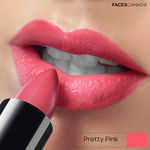 Buy FACES CANADA Weightless Creme Finish Lipstick - Pretty Pink, 4g | Creamy Finish | Smooth Texture | Long Lasting Rich Color | Hydrated Lips | Vitamin E, Jojoba Oil, Shea Butter, Almond Oil - Purplle